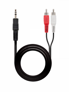 Кабель аудио 2 тюльпана соединительный 2хRCA джек/Jack 3.5, 2 метра Орбита OT-AVC42